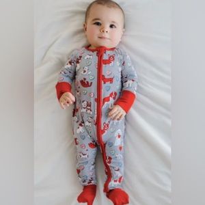 Little sleepies furever valentine footie